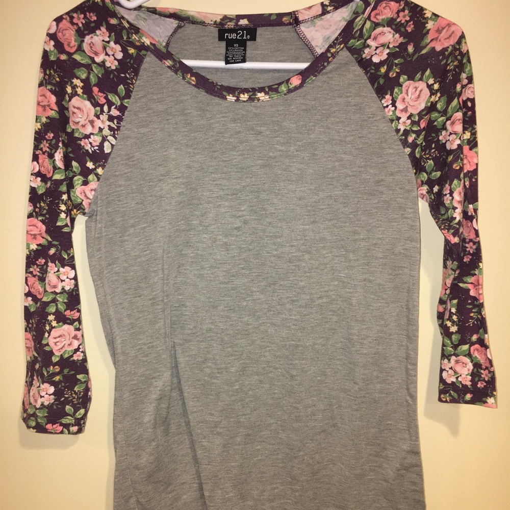 Floral Hipster Longsleeve Tee